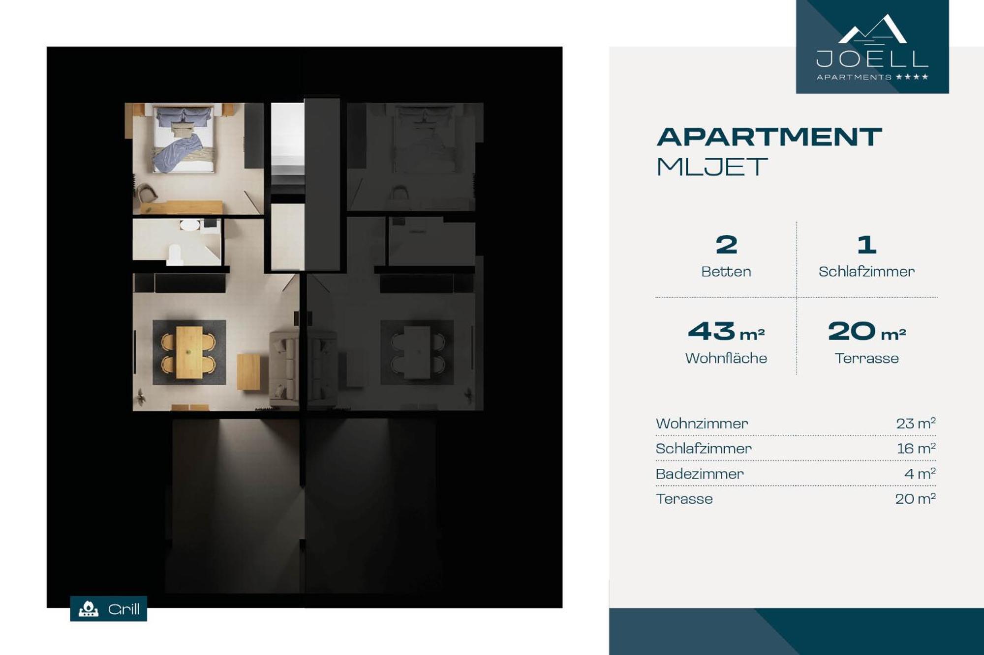Joell Apartments Локва-Рогозница Экстерьер фото